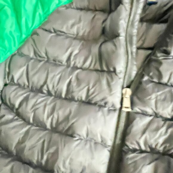 Polo Ralph Lauren Puffer Jacket Kids Boys Girls L/G 14/16  Black & Green Coat - Picture 4 of 8